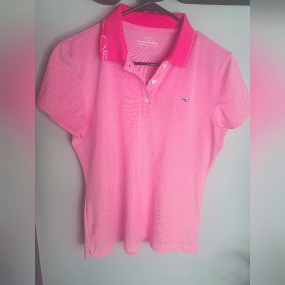 Vineyard Vines Polo Shirt | Pink |Size Small NWOT - Picture 1 of 9
